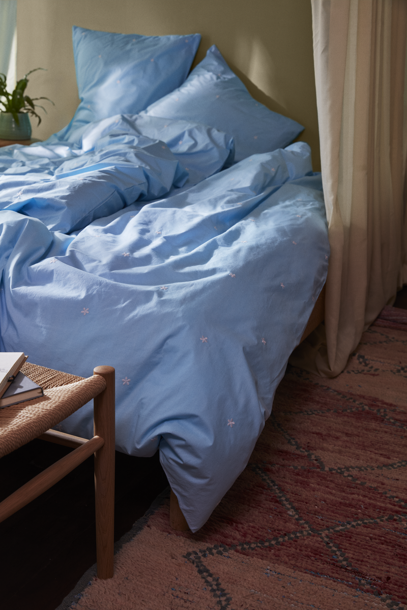 Daisy sengetøj - lyseblå